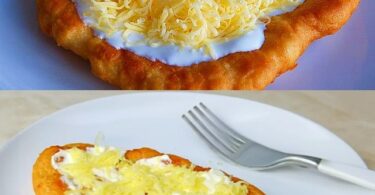 Woooow so leckeeer! Langos mit Knoblauch 😍👌