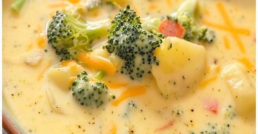 Brokkoli-Kartoffel-Suppe mit Käse – einfach himmlisch!