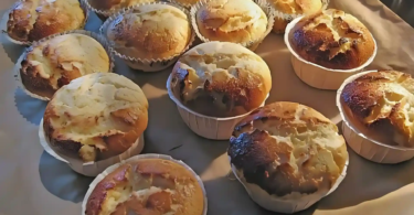Quark Muffins mit Vanillepudding – Ein fluffiger Genuss!