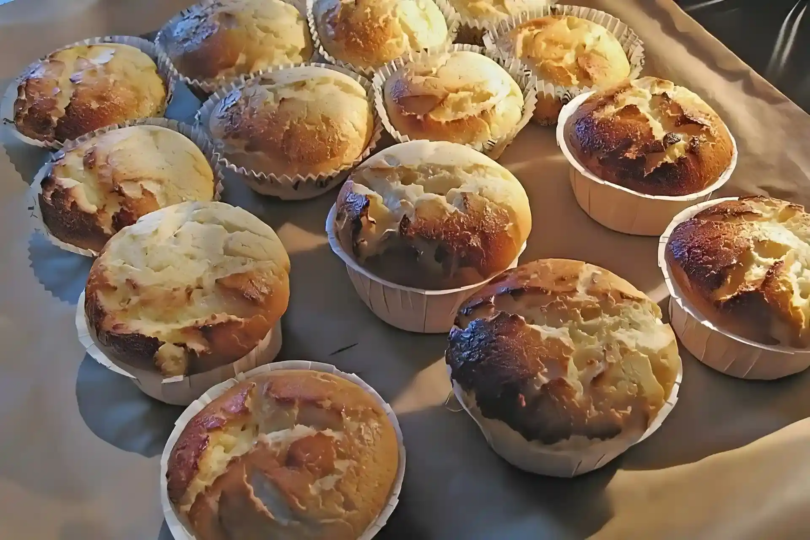 Quark Muffins mit Vanillepudding – Ein fluffiger Genuss!