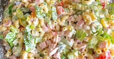 Nudelsalat mit Joghurt ich konnte ihn täglich essen