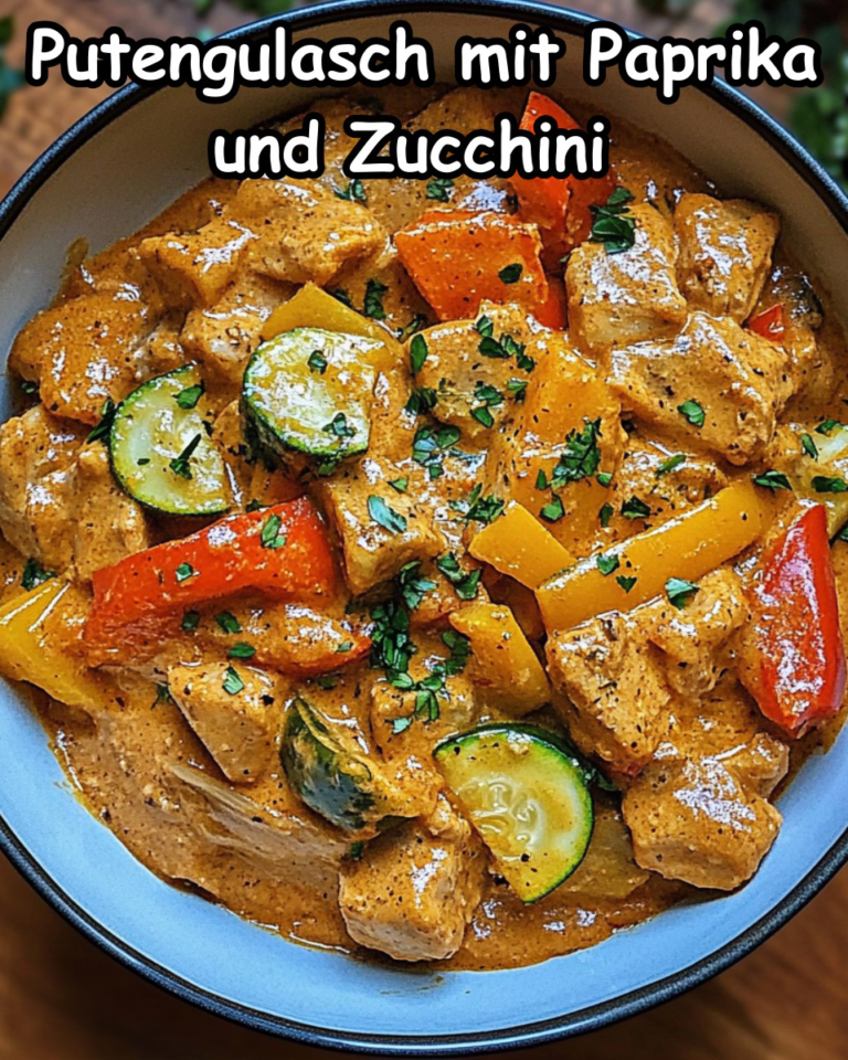 Schnell & Lecker: Puten-Gulasch mit Paprika und Zucchini