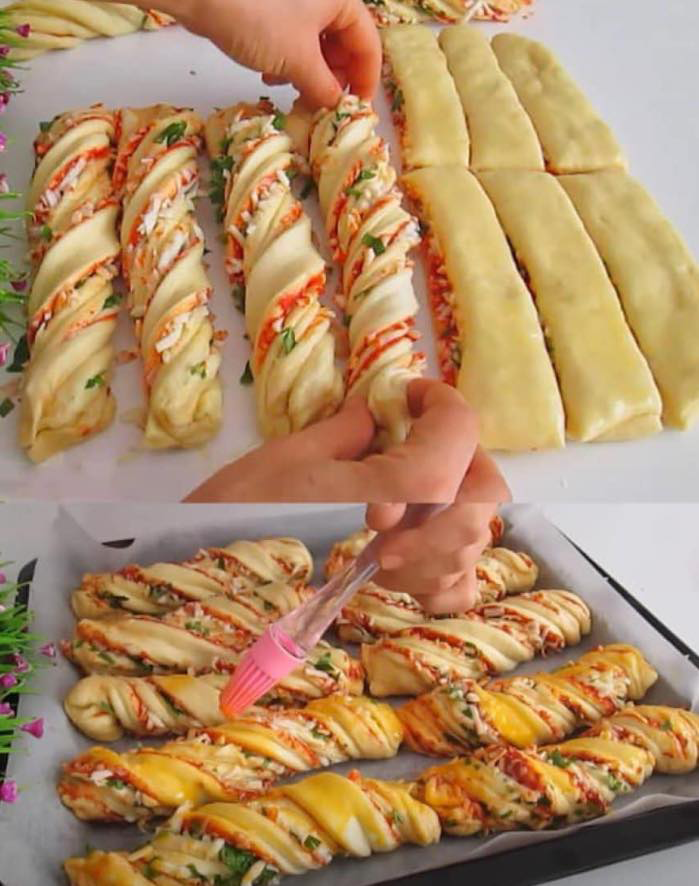 Ruck Zuck Pizzastangen in wenigen Minuten, bleibt nichts übrig! Wie wäre es mit einem einfachen und schnellen Snack?