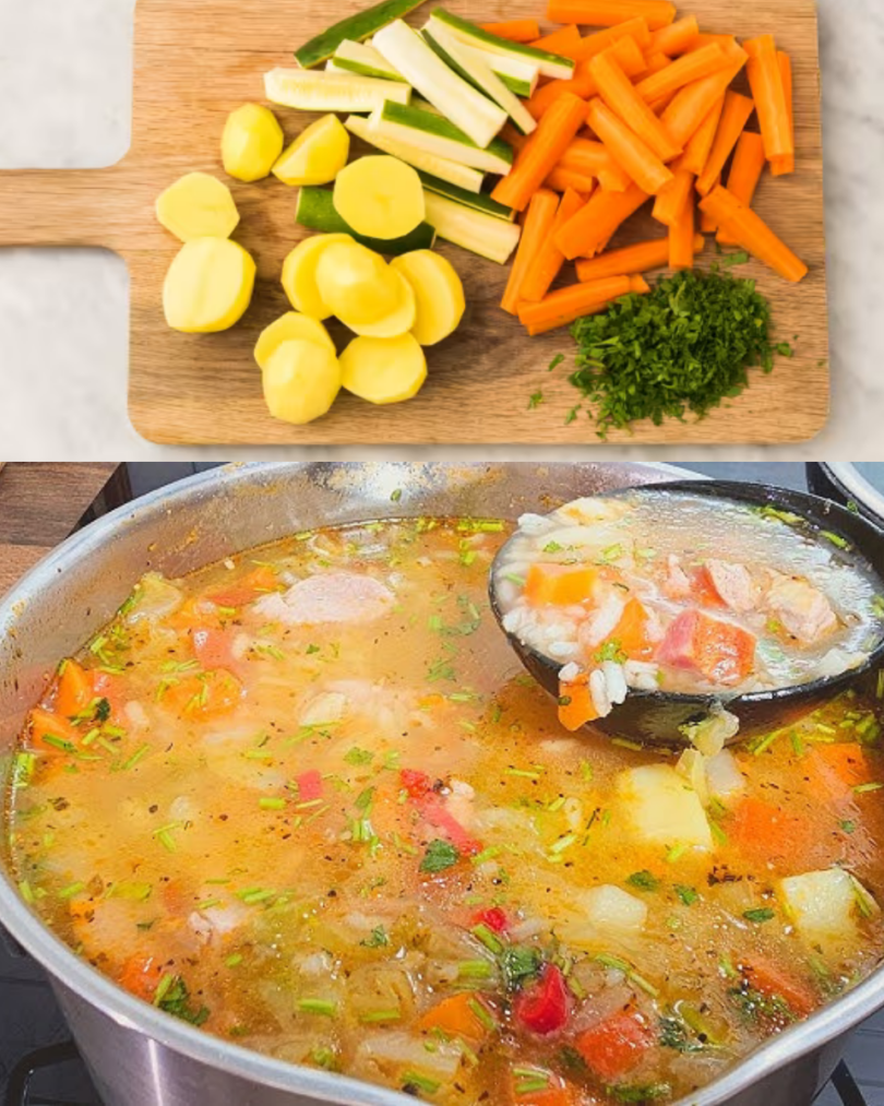 Die Suppe ist ein Schatz, je mehr man davon isst desto mehr nimmt man ab!