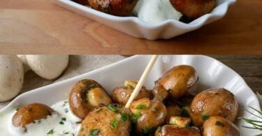 Das überzeugt jeden als lecker, Champignons wie vom Jahrmarkt