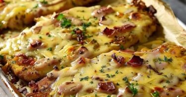 Essen wir wöchentlich 3mal, Überbackene Partyschnitzel aus dem Ofen