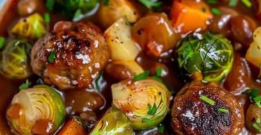 Der Wahnsinn schmeckt sooo gut, Rosenkohleintopf mit Hackbällchen