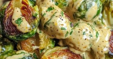 Wooow hammermeßig lecker, Rosenkohl in Frischkäse Senfsauce