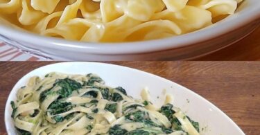 Spinat Frischkäse Soße, einfach Supersaulecker