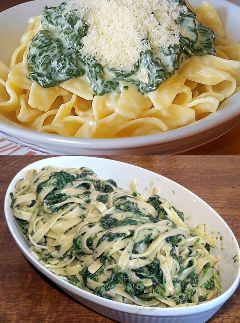 Spinat Frischkäse Soße, einfach Supersaulecker