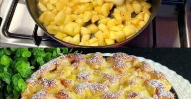 Drei Äpfel, 10 Minuten Vorbereitung: Der schnellste Apfelkuchen der Welt!