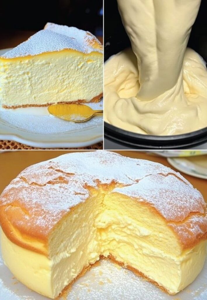 Luftiger Wolkenkuchen mit Joghurt ohne Mehl