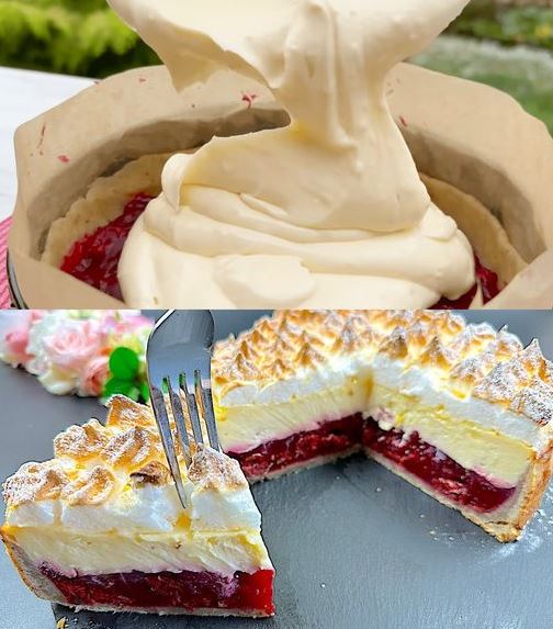 🌟 Himmelstorte mit Sauerkirschen – ein himmlischer Genuss!