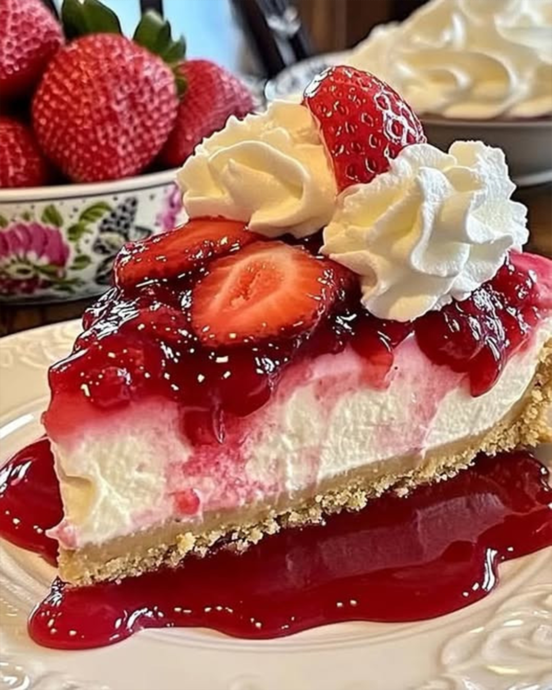 Erdbeer-Käsekuchen ohne Backen – Fruchtig, Cremig, Unwiderstehlich