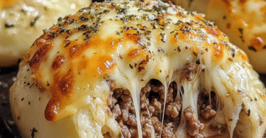 Knoblauch Parmesan Cheeseburger Bomben - Unbedingt probieren diese kleinen Burgerbällchen machen süchtig