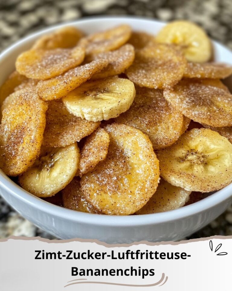 Zimt-Bananenchips aus der Heißluftfritteuse