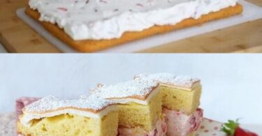 🍓 Erdbeertraum-Schnitten – supersaftig, sahnig & einfach zum Verlieben!