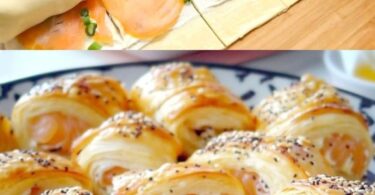 🐟🥐 Blätterteig-Lachs-Röllchen – Sooo lecker!