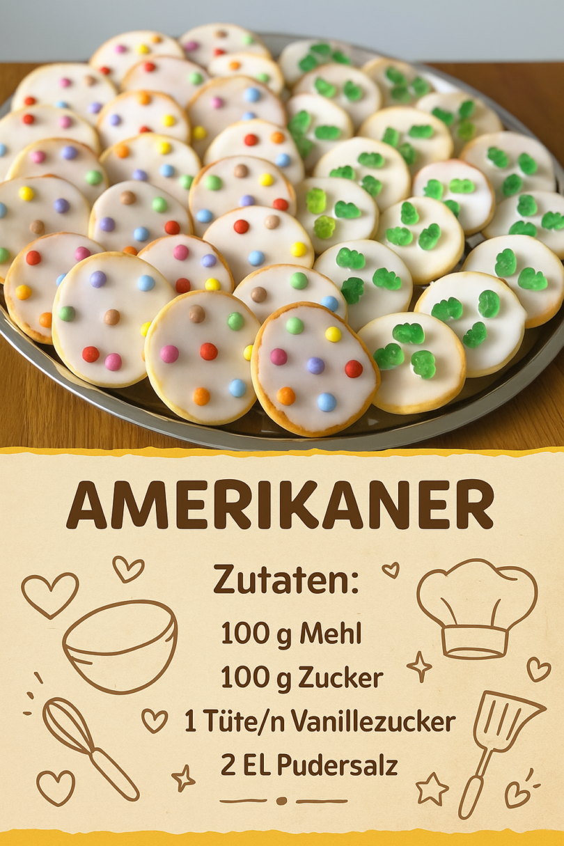 🍪 Amerikaner in nur 15 Minuten – Einfach und schnell!