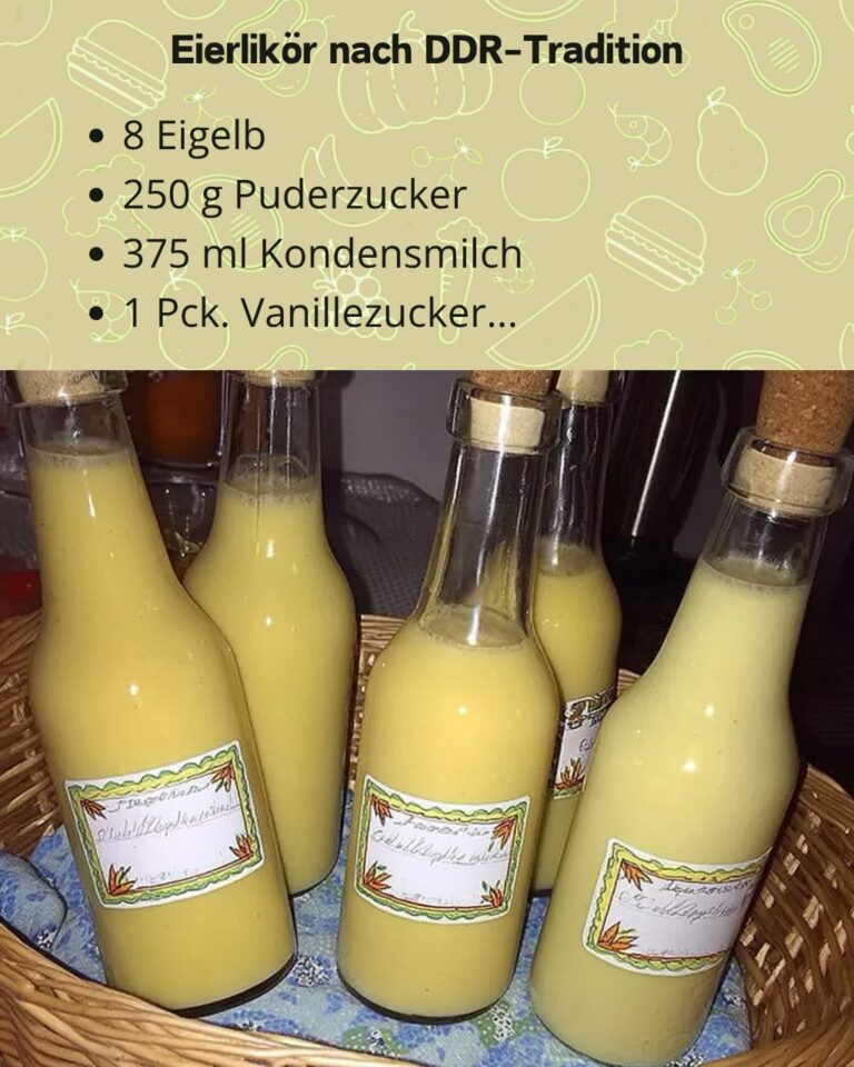 🥚🎄 Eierlikör nach DDR-Tradition – Cremig, süffig & nostalgisch 🎄🥚