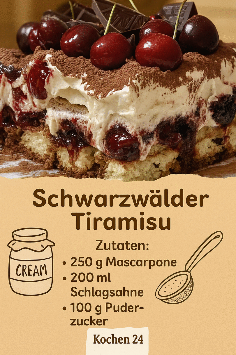 Schwarzwälder Tiramisu – ein süßer Traum