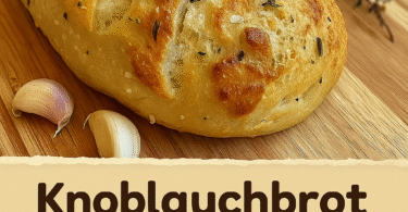 Knoblauchbrot ohne Kneten