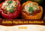 Gefüllte Paprika mit Hackfleisch – klassisch, saftig & familienlieb