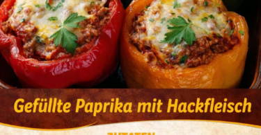 Gefüllte Paprika mit Hackfleisch – klassisch, saftig & familienlieb