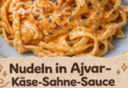 Nudeln in Ajvar-Käse-Sahne-Sauce – Ein Pastagericht mit echtem Suchtfaktor