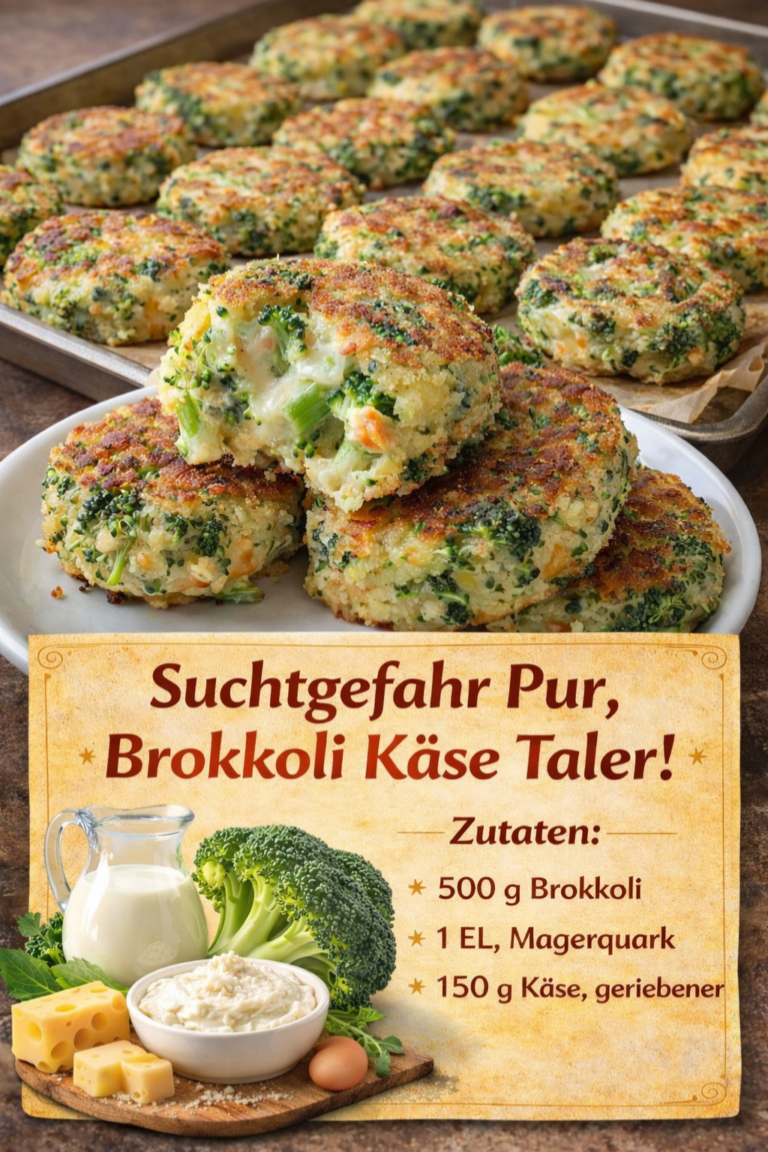 Brokkoli-Käsetaler aus dem Ofen