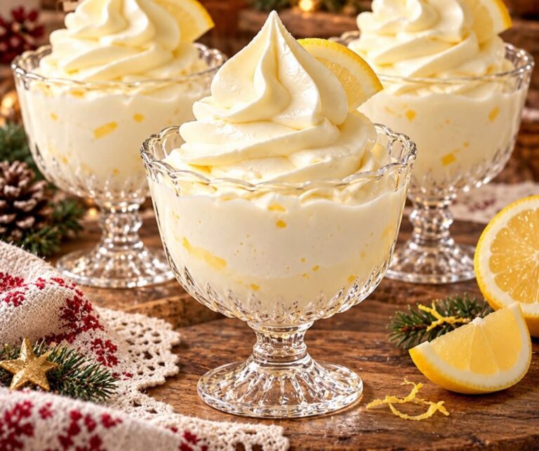 Weihnachtliche Zitronencreme mit Joghurt – in 3 Minuten vorbereitet